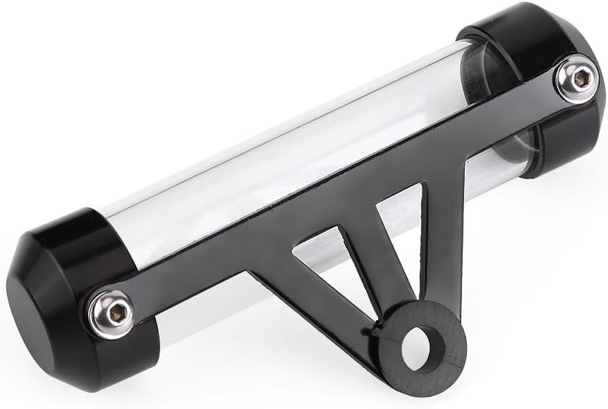 V1102-WLY-30-00 Motorcycle Holder, Universal Motorcycle Motorbike Secure Tax Disc Tube Cylindrical Holder Frame Waterproof & Pratical(Black) - Image 1