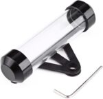 Motorcycle Holder, Universal Motorcycle Motorbike Secure Tax Disc Tube Cylindrical Holder Frame Waterproof & Pratical(Black) - Image 4