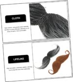 2pcs Halloween Costumes Halloween Decorations Beard Ornament Costume Beard Party Props Cosplay Fake Mustache Fake Beard - Image 4