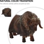 4Pcs Miniature Cattle Figurines Set Animal Animal Figures Cow Toys Bull Toys Farm Toys Animals Cognition Toys Miniature Toys Cake - Image 3