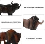 4Pcs Miniature Cattle Figurines Set Animal Animal Figures Cow Toys Bull Toys Farm Toys Animals Cognition Toys Miniature Toys Cake - Image 4