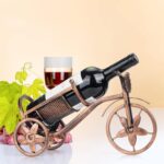 Tabletop Wine Rack, Wine Bottle Holder Single Bottle Bike Shaped, Freestanding Countertop Wine Rack and Wine Bottle Storage - Image 3