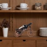 Tabletop Wine Rack, Wine Bottle Holder Single Bottle Bike Shaped, Freestanding Countertop Wine Rack and Wine Bottle Storage - Image 4