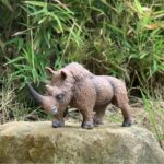 Ancient Creatures Rhino Animal, Woolly Rhinoceros Animal Toys, Educational Props Party Like Cake Toppers Decorative Toys - Image 2