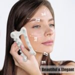 Advanced Ceramic Gua Sha Facial Tool, Skin Care Gift for Women Men, Face Body Guasha Massage Tool (Facial Massager) - Image 2
