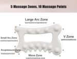 Advanced Ceramic Gua Sha Facial Tool, Skin Care Gift for Women Men, Face Body Guasha Massage Tool (Facial Massager) - Image 4