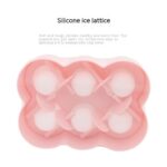 Mini Popsicles Molds for Kids Baby Cute Animal Shapes 6 Pieces Ice Pop Maker Silicone Ice Cream Making Homemade DIY (Pink)