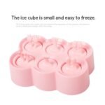 Mini Popsicles Molds for Kids Baby Cute Animal Shapes 6 Pieces Ice Pop Maker Silicone Ice Cream Making Homemade DIY (Pink) - Image 2