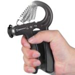 5-60kg Adjustable Hand Grip Strength Trainer, Black - Image 4