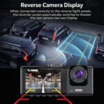 2‑Inch Screen HD Car Dash Cam Dual Front & Interior Lens With 32G Memory Card Night Vision Parking Monitor Mobile Recording, Practical Holiday Gift For Car Owners Halloween Christmas Car Gadget - Image 8
