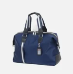 Dark Blue Foldable Travel Bag, Nylon Large Capacity Tote & Crossbody, Multi-Pocket Business Short Trip Gym Duffel.(Dark blue :M) - Image 15