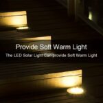 8PCS Solar Outdoor Buried Light Waterproof Garden Lawn Lamp Warm Landscape Lighting No Wiring Auto Charge Night Illumination Decorative Light.*white light - Image 9