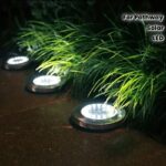 2pcs Solar Outdoor Buried Light Waterproof Garden Lawn Lamp Warm Landscape Lighting No Wiring Auto Charge Night Illumination Decorative Light.*Warm light - Image 3