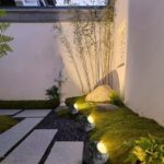 Solar Rock Spotlight Outdoor Waterproof Sensor LED Garden Landscape Tree Floodlight Lawn Decorative Light.*Black warm light - Image 3
