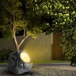 Solar Rock Spotlight Outdoor Waterproof Sensor LED Garden Landscape Tree Floodlight Lawn Decorative Light.*Black warm light - Image 7