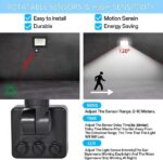 2 Pack LED Flood Lights with Motion Sensor, 50W 5000LM 6500K Cool White, IP66 Waterproof Outdoor Security Lights - Image 3