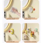 No-Drill Wall Hook, Round Corner Strong Adhesive Hanger—Pack of 4—Square - Image 10