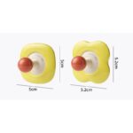 No-Drill Wall Hook, Flower & Round Corner Strong Adhesive Hanger—Pack of 4—Flower Design - Image 11