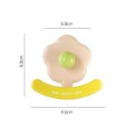 Flower Punch-Free Hook, Self-Adhesive Hook for Bathroom Towel & Facial Tissue Storage—Yellow - Image 8