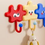 Puzzle Hooks, No-Drill Adhesive Hooks, Wall Hangers for Kitchen & Bathroom—Pack of 4 - Image 5