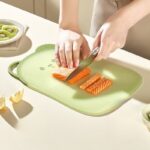Bear Cutting Board, Double-Sided Cutting Board for Fruit & Kitchen—Small—Brown - Image 3