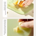Bear Cutting Board, Double-Sided Cutting Board for Fruit & Kitchen—Small—Light Green - Image 4