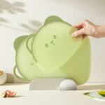 Bear Cutting Board, Double-Sided Cutting Board for Fruit & Kitchen—Large—Green - Image 7