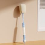 6-in-1 Long Handle Bottle Brush, Multifunctional Cleaner for Water Bottle, Baby Bottle & Straw Cup-Blue