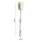 6-in-1 Long Handle Bottle Brush, Multifunctional Cleaner for Water Bottle, Baby Bottle & Straw Cup-Blue - Image 11