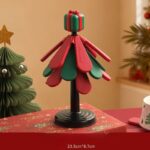 Christmas Tree Trivet, Creative Foldable Heat Resistant Pot Mat & Table Decor