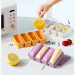 Long Ice Brick Mold, Ice Tray with Lid for Home, Food Freezing Mold—Green - Image 7