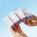 Long Ice Brick Mold, Ice Tray with Lid for Home, Food Freezing Mold—White - Image 4