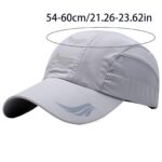 Quick Drying Breathable Baseball Cap, Adjustable Outdoor Sun Sports Hat, Rose Red - Image 3