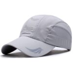 Quick Drying Breathable Baseball Cap, Adjustable Outdoor Sun Sports Hat, Rose Red - Image 5