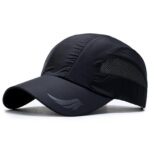 Quick Drying Breathable Baseball Cap, Adjustable Outdoor Sun Sports Hat, White - Image 5
