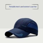 Quick Drying Breathable Baseball Cap, Adjustable Outdoor Sun Sports Hat, Light Grey - Image 4