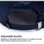 Quick Drying Breathable Baseball Cap, Adjustable Outdoor Sun Sports Hat, Light Grey - Image 5