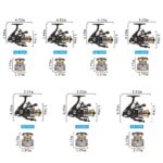 5000 Size Spinning Fishing Reel - Metal Front Drag Reel with Foldable Left or Right Handle and Large Grip Knob for Inshore, Surf and Coastal Fishing - Image 6