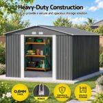 Giantz Garden Shed with 3-Tier Garage Shelving Rack Outdoor Tool Storage Racks - Image 3
